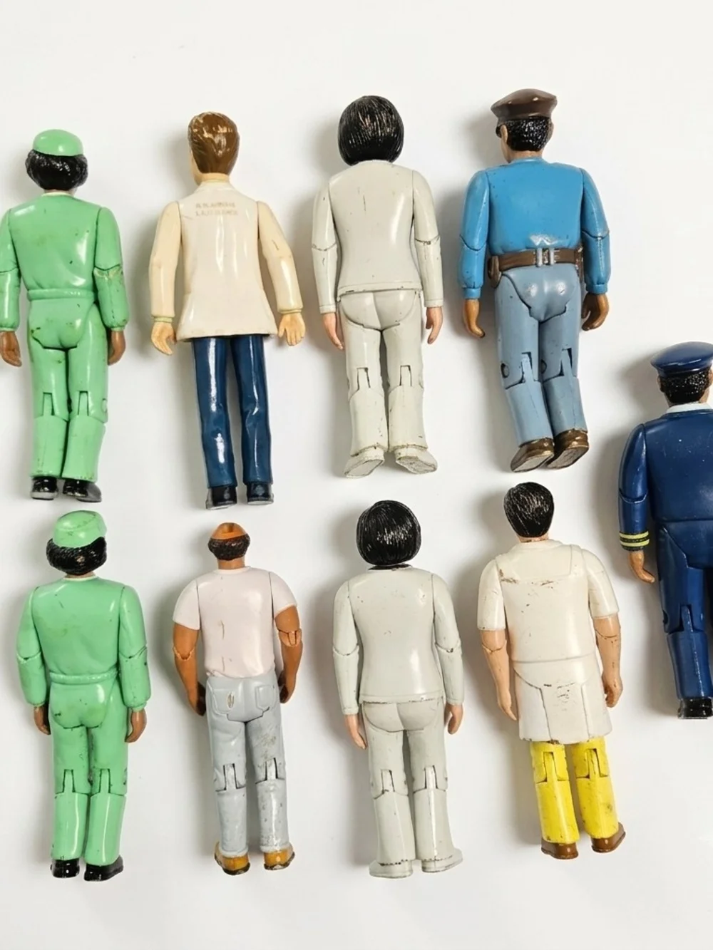 Vintage Childcraft Community Helpers Action Figures Lot of 9 Careers